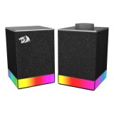 CAIXA DE SOM REDRAGON 2.0 GLYPH RGB PRETO  GS517