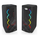 CAIXA DE SOM GAMER  CIPHER RGB PRETO GS522 REDRAGON