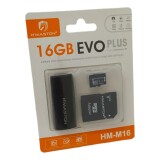 CARTAO DE MEMORIA MICRO SD 16GB EVO PLUS HMASTON HM-M16