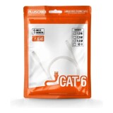 CABO DE REDE PATCH CORD CAT6E 10 METROS BRANCO PLUSCABLE