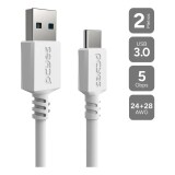 CABO USB 3.0 PARA TIPO C 2M PCYES PUCAP3-2B BRANCO