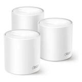 KIT ROTEADOR MESH TP-LINK DECO X10 DUAL BAND AX1500 KIT COM 3 UNID