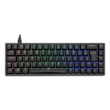 TECLADO MECÂNICO AKKO 3068S PRETO ABNT2 SWITCH ORANGE PRETO