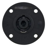 PLUG CONECTOR SPEAKON FEMEA 4 VIAS PAINEL REDONDO  HYX HP017