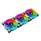 KIT COOLER RISE MODE SMART 3 FANS 120MM RGB RM-FN-02-RGB