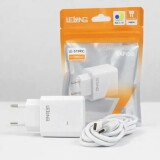 CARREGADOR TIPO C 2 PORTAS USB 1M 3.1A LELONG LE-519FC