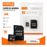 CARTAO DE MEMORIA 4GB GOLD CLASSE 10 PNM-68