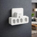 ADAPTADOR COM 4 TOMADAS TRIPOLAR 2500W KNUP UNT-406T