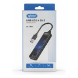 HUB USB 4 EM 1 KNUP KP-HB518