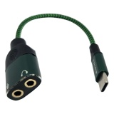 ADAPTADOR  TIPO C PARA 2 P2 FEMEA   15CM TOMATE MCB-043