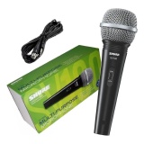 MICROFONE COM FIO SHURE SV100 PROFISSIONAL DE MÃO 1 BASTÃO