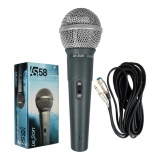 MICROFONE COM FIO LESON LS58 DE MÃO 1 BASTÃO