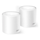 KIT ROTEADOR MESH TP-LINK DECO X10 DUAL BAND AX1500 COM 2 UNIDADES
