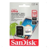 CARTAO DE MEMORIA MICRO SD 128GB SANDISK CLASSE 10 ULTRA 100MB/S