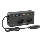 INVERSOR AUTOMOTIVO 350W 12V 110V 4PORTAS USB 5V B-MAX
