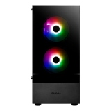 GABINETE GAMER GAMDIAS TALOS E3 CG ATX COM 3 FANS ARGB PRETO