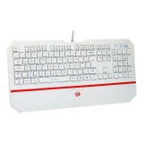TECLADO USB GAMER REDRAGON K502W KARURA2 BRANCO RGB