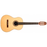 VIOLÃO ELETROACÚSTICO NYLON TAMPO MACIÇO ROZINI FOSCO NATURAL RX209