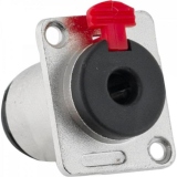 PLUG CONECTOR JACK FEMEA P10 PAINEL COM TRAVA HYX HJ066