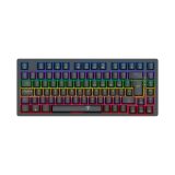 TECLADO MECANICO GAMER T DAGGER MEGATRE 75 RGB SWITCH MARROM ABNT2 T-TGK326-BR