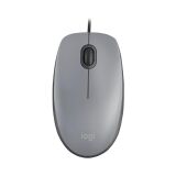 MOUSE USB COM FIO LOGITECH M110 SILENT CINZA