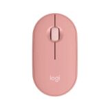 MOUSE SEM FIO LOGITECH PEBBLE SILENT M350 ROSE