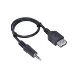 CABO ADAPTADOR USB FEMEA PARA P3 MACHO AUXILIAR VINIK 30CM PS2USBF-30
