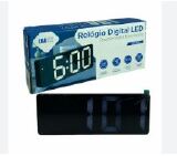 RELOGIO DIGITAL LED COM DESPETADOR LUATEK ZB 4004