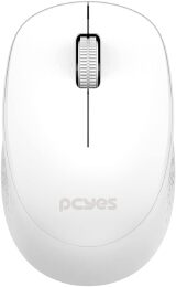 MOUSE SEM FIO BRANCO MOVER SILENT CLICK 1600 DPI PCYES