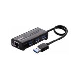 HUB USB 3.0 3 PORTAS COM ENTRADA RJ45 GIGABIT UGREEN 20265