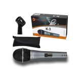 MICROFONE COM FIO KADOSH K3 DE MÃO 1 BASTÃO