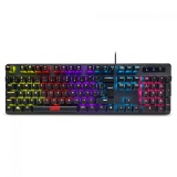 TECLADO MECANICO USB GAMER GK500 PRETO RGB MULTILASER TC257