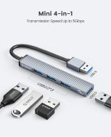 HUB USB 4 PORTAS ORICO USB 3.0 AH-A13-GY