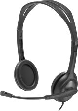 FONE DE OUVIDO P3 LOGITECH H111 HEADSET CINZA