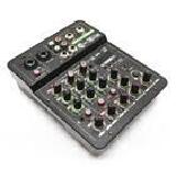 MESA DE SOM MIXER 4 CANAIS BT USB CUSTOM SOUND CMX 4 LIVE PRETO INTERFACE DE AUDIO P/ PC E CELULAR