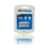 PILHA RECARREGAVEL AAA MULTILASER 1000MAH C/2 CB051