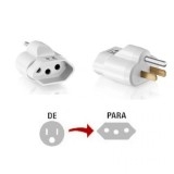 ADAPTADOR TOMADA PADRÃO ANTIGO P/ NOVO