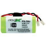 BATERIA FLEX PARA TELEFONE SEM FIO 2.4 600MAH FX 70U