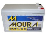 BATERIA SELADA 12V 7A MOURA ALARME E NOBREAK