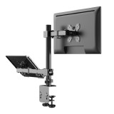 SUPORTE ARTICULADO MORÇA P/ MONITOR 13 A 27 POL COM APOIO NOTEBOOK BRASFORMA BM715