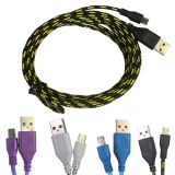 CABO DADOS MICRO USB V8 CORDAO COLORIDO 3M