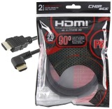 CABO HDMI 2M PIX 2.0 19 PINOS 90 GRAUS 018-3322