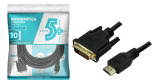 CABO HDMI DVI-D 10M PIX 018-8710