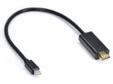 CABO MINI DISPLAY PORT MACHO PARA HDMI MACHO 30CM