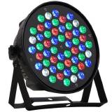 CANHÃO REFLETOR 54 LEDS RGB DMX LUATEK LK-154B