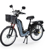 BICICLETA ELETRICA HAWK HW03 BLACK 500W - BATERIA 48V 12AH 45 KM AUTONOMIA