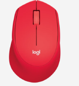 MOUSE SEM FIO LOGITECH M280 VERMELHO