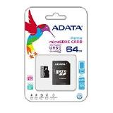 CARTAO DE MEMÓRIA MICRO SD 64GB ADATA CLASSE 10