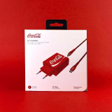 KIT CARREGADOR TIPO C COCA-COLA VERMELHO IWILL 2189