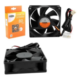 COOLER FAN PRETO 80X80 DEX